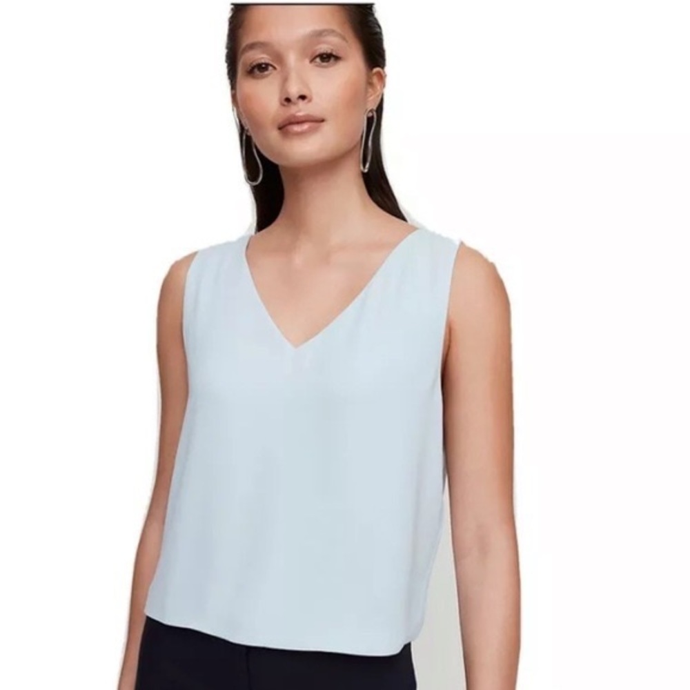 Aritzia Murphy Blouse light blue size medium